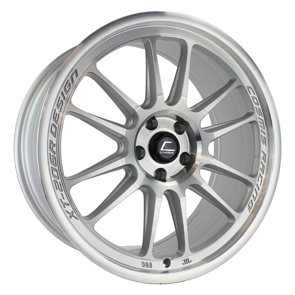 Cosmis XT-206R 20x9 ET35 5x114.3 Silver w/Machined Lip