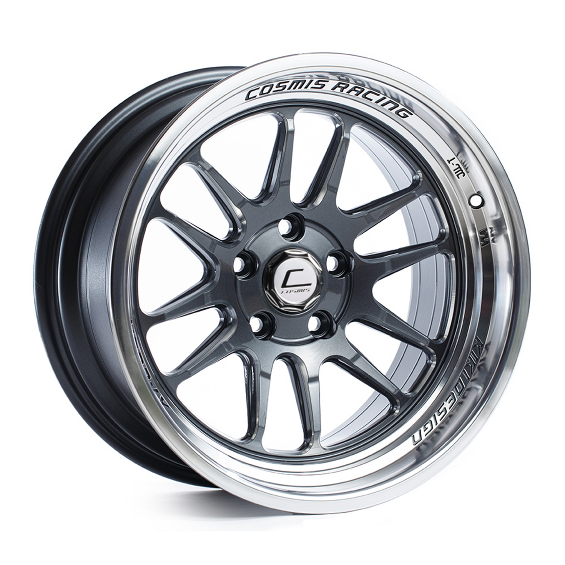 Cosmis XT-206R 17x9 ET5 5x114.3 Gunmetal w/Machined Lip – Aero Elite