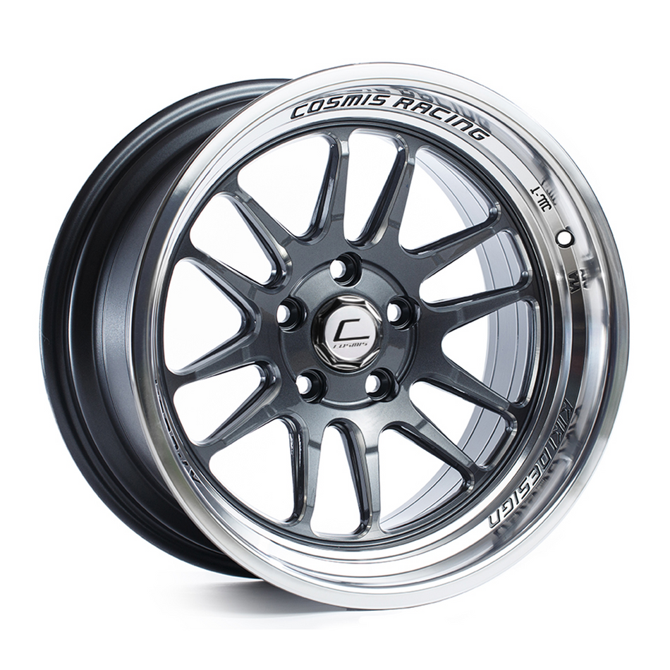 Cosmis XT-206R 18x11 ET8 5x114.3 Gunmetal w/Machined Lip