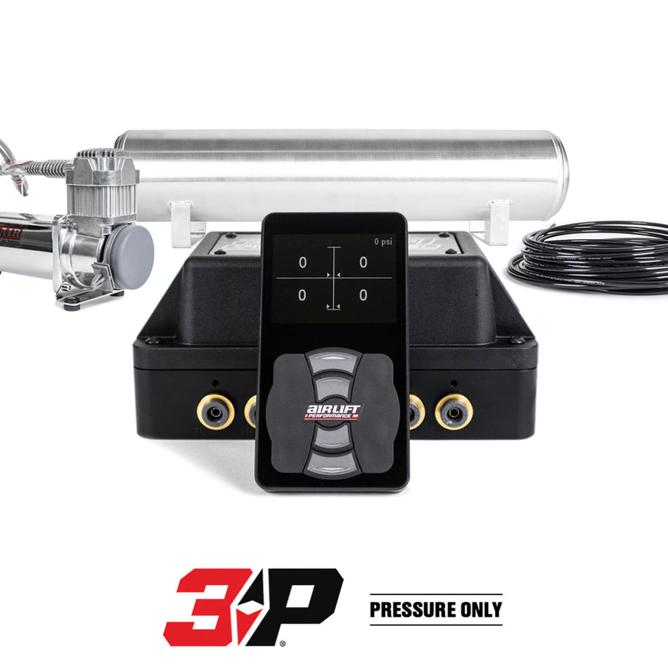 Air Lift Performance Air Lift Performance 3P (3/8" Air Line, 2.5 Gallon Polished Aluminum Tank, VIAIR 444C Compressor)