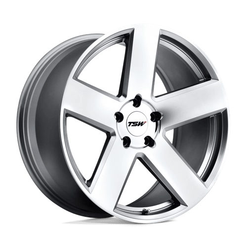 TSW BRISTOL 19x9.5 ET35 5x120 SILVER W/ MIRROR CUT FACE