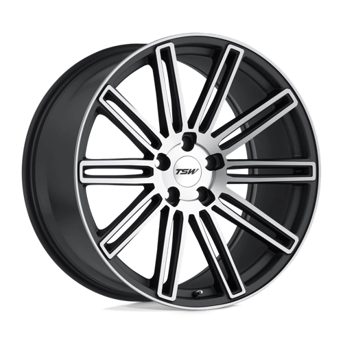 TSW CROWTHORNE 20x10 ET25 5x120 MATTE GUNMETAL W/ MATTE MACHINE FACE