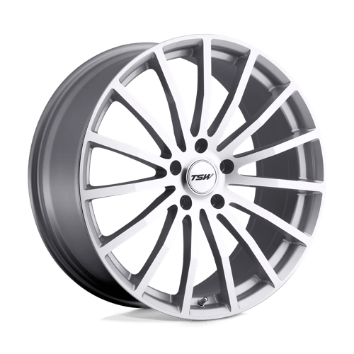 TSW MALLORY 18x8 ET20 5x120 SILVER W/ MIRROR CUT FACE