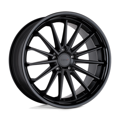 TSW MARINA 18x8.5 ET20 5x114.3 MATTE BLACK W/ GLOSS BLACK LIP