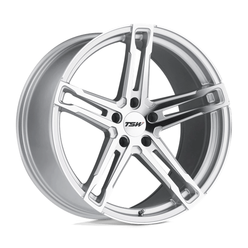 TSW MECHANICA 18x8 ET35 5x114.3 SILVER W/ MIRROR CUT FACE