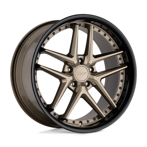 TSW PREMIO 19x8.5 ET35 5x120 MATTE BRONZE W/ GLOSS BLACK LIP