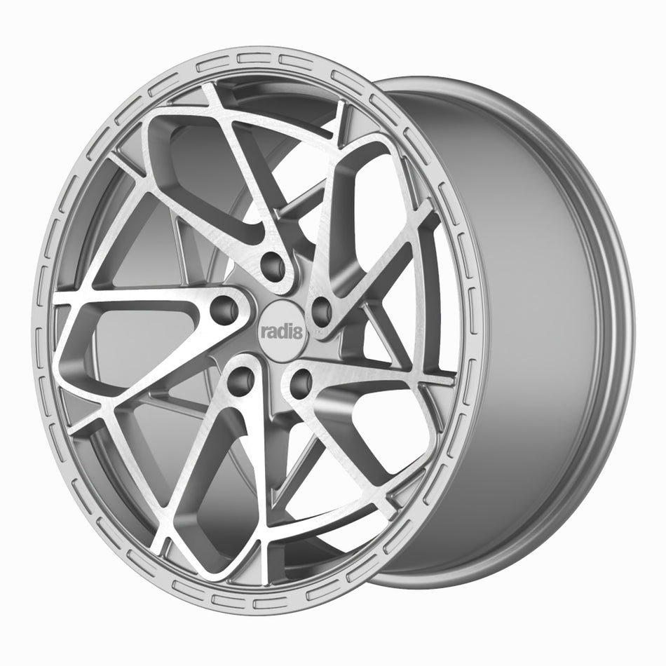 Radi8 r8hs9 19x8.5 ET42 5x112 Silver Machined