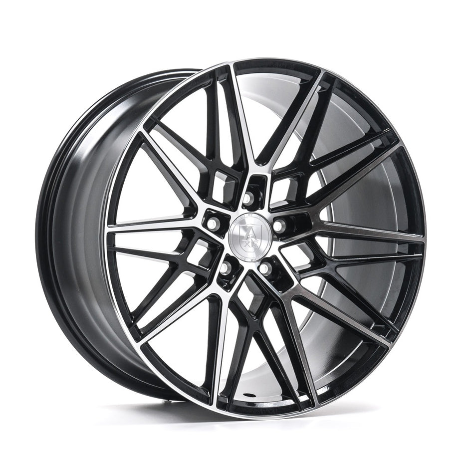 AXE CF1 20x9 ET38 5x108 GLOSS BLACK & POLISHED