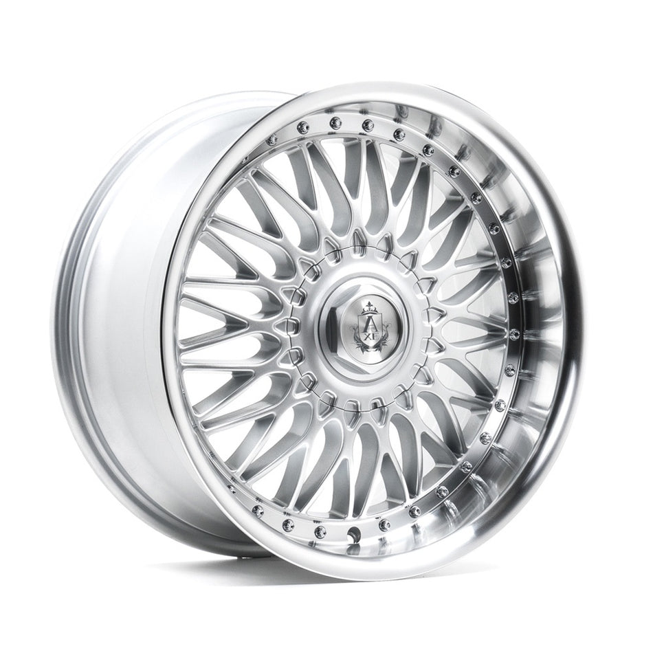 AXE EX10 18x9 ET20 5x114.3 GLOSS SILVER & POLISHED
