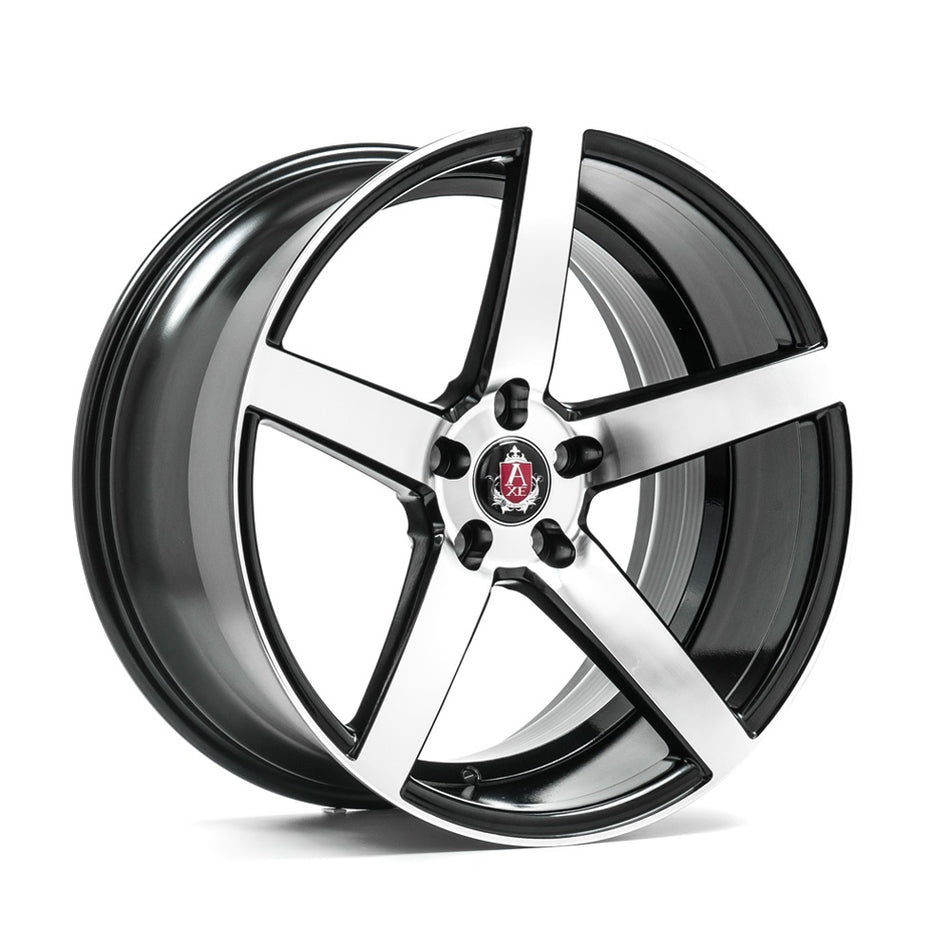 AXE EX18 19x8.5 ET40 5x110 GLOSS BLACK & POLISHED