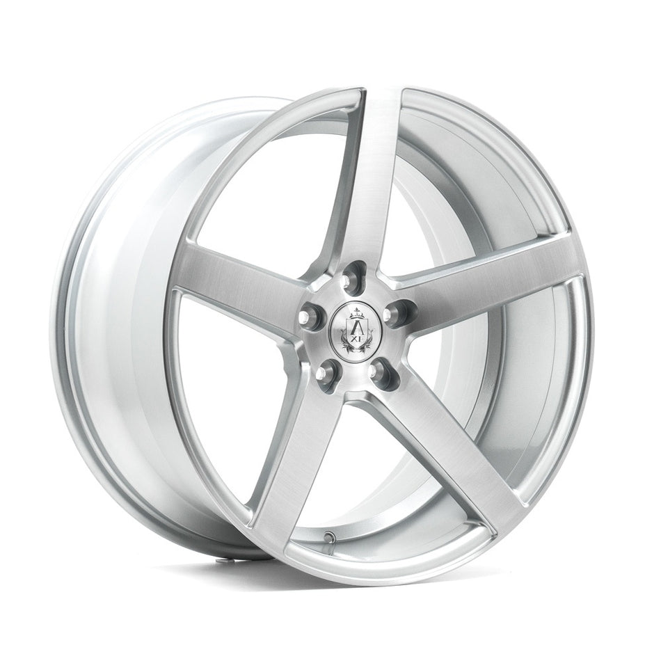 AXE EX18 19x8.5 ET40 5x114.3 GLOSS SILVER & POLISHED