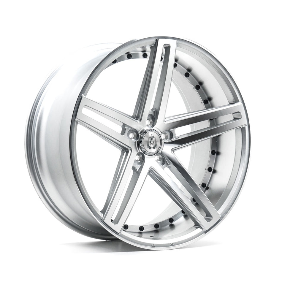 AXE EX20 20x8.5 ET25 5x108 GLOSS SILVER & POLISHED