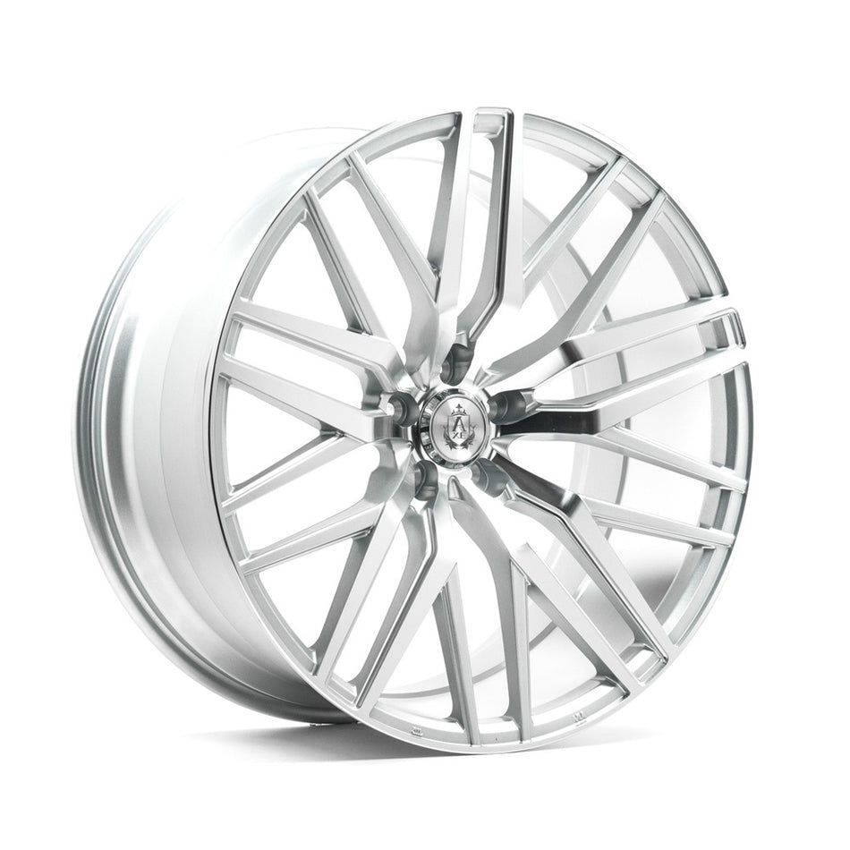 AXE EX30 20x8.5 ET40 5x110 GLOSS SILVER & POLISHED