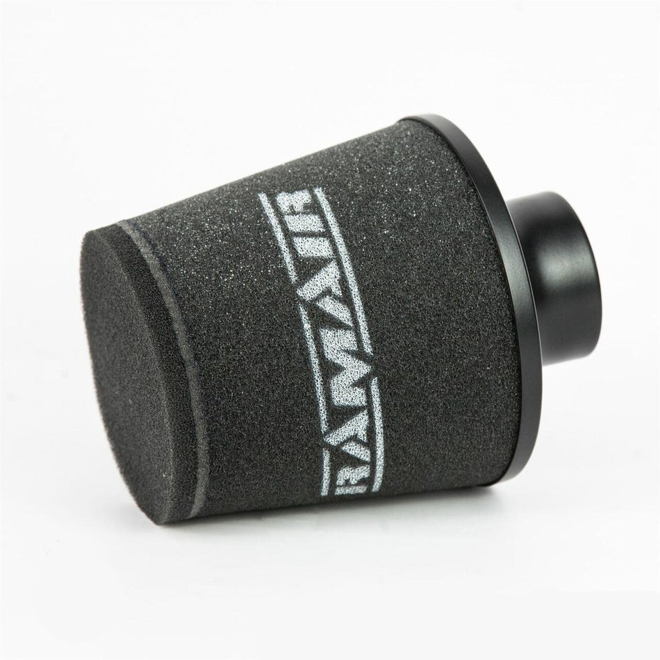 Ramair JS-150-90-BK 90mm OD Neck Small Black Aluminium Base Cone Filter