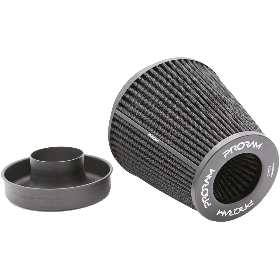Ramair PRORAM 70mm OD Neck Large Cone Air Filter with Velocity Stack