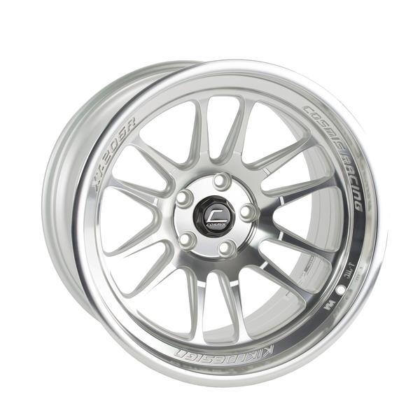 Cosmis XT-206R 18x11 ET8 5x114.3 Silver w/Machined Lip