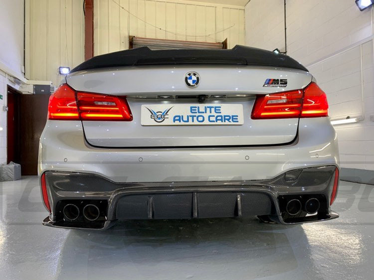 BMW M5 F90 & G30 5 SERIES CARBON FIBRE SPOILER - DUCKTAIL PS STYLE - CT Carbon