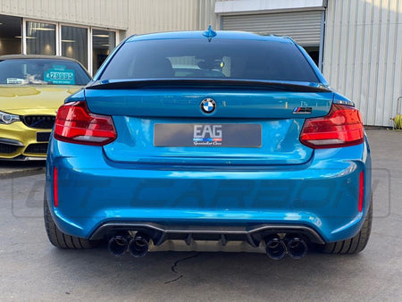 BMW M2 / M2C F87 & F22 2 SERIES CARBON FIBRE SPOILER - MP STYLE - CT Carbon