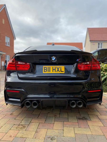 BMW M3 F80 & F30 3 SERIES CARBON FIBRE SPOILER - V STYLE - CT Carbon