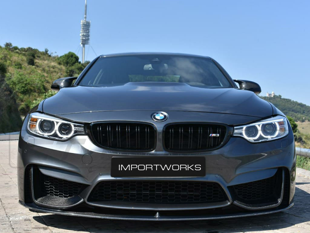 BMW M3/M4 (F80 F82 F83) CARBON FIBRE SPLITTER (3 PIECE) - MP STYLE - CT Carbon