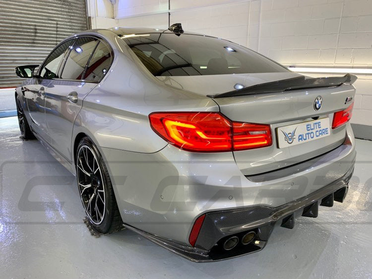 BMW M5 F90 & G30 5 SERIES CARBON FIBRE SPOILER - DUCKTAIL PS STYLE - CT Carbon