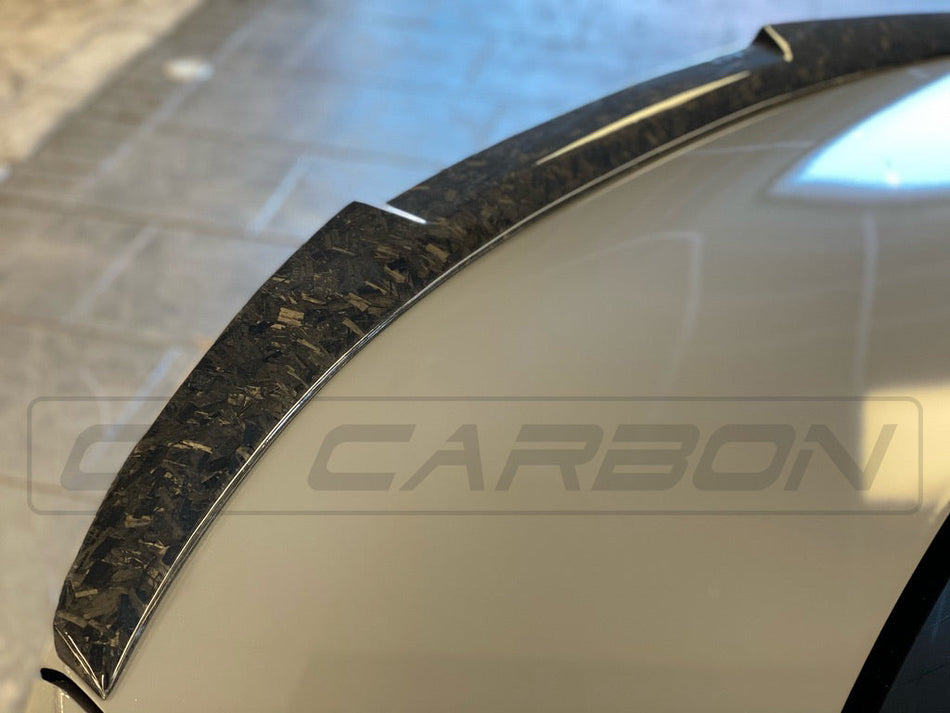 BMW M3 F80 & F30 3 SERIES FORGED CARBON FIBRE SPOILER - V STYLE - CT Carbon