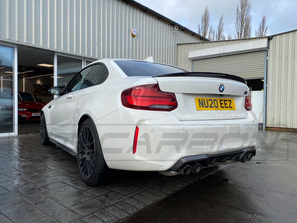 BMW M2 / M2C F87 & F22 2 SERIES CARBON FIBRE SPOILER - MP STYLE - CT Carbon