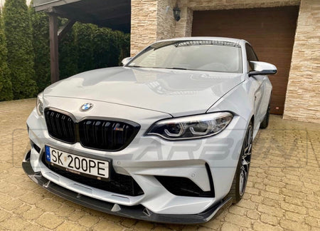 BMW M2C F87 CARBON FIBRE SPLITTER - 3D STYLE - CT Carbon