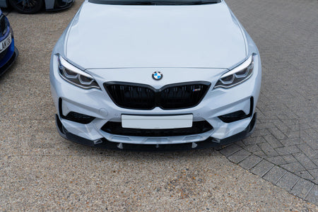 BMW M2C F87 CARBON FIBRE SPLITTER - 3D STYLE - CT Carbon