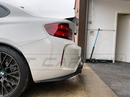 BMW M2 / M2C F87 & F22 2 SERIES CARBON FIBRE SPOILER - DUCKTAIL PS STYLE - CT Carbon