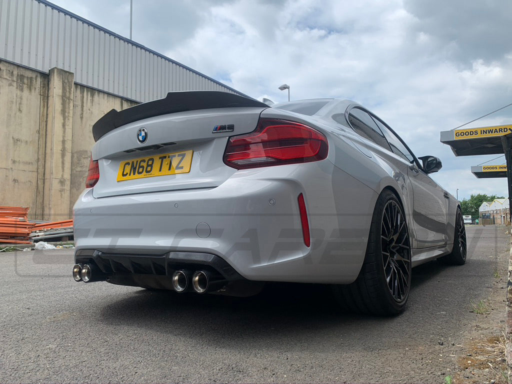 BMW M2 / M2C F87 & F22 2 SERIES CARBON FIBRE SPOILER - DUCKTAIL PS STYLE - CT Carbon