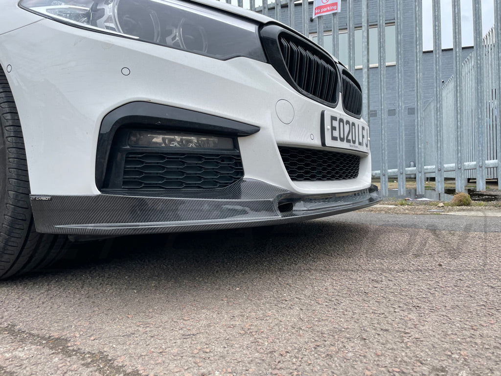 BMW G30 M SPORT CARBON FIBRE SPLITTER - MP STYLE - CT Carbon