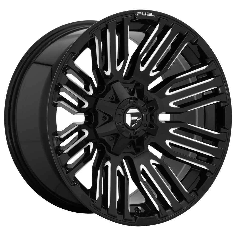 Fuel SCHISM 1PC 20x10 ET-18 8x165.1 GLOSS BLACK MILLED
