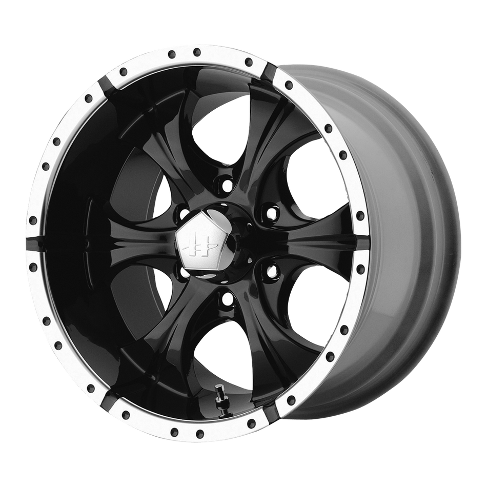 Helo MAXX 17x9 ET-12 6x139.7 GLOSS BLACK MACHINED