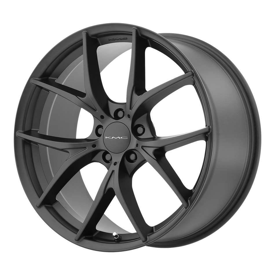 KMC WISHBONE 18x8 ET35 5x114.3 SATIN BLACK