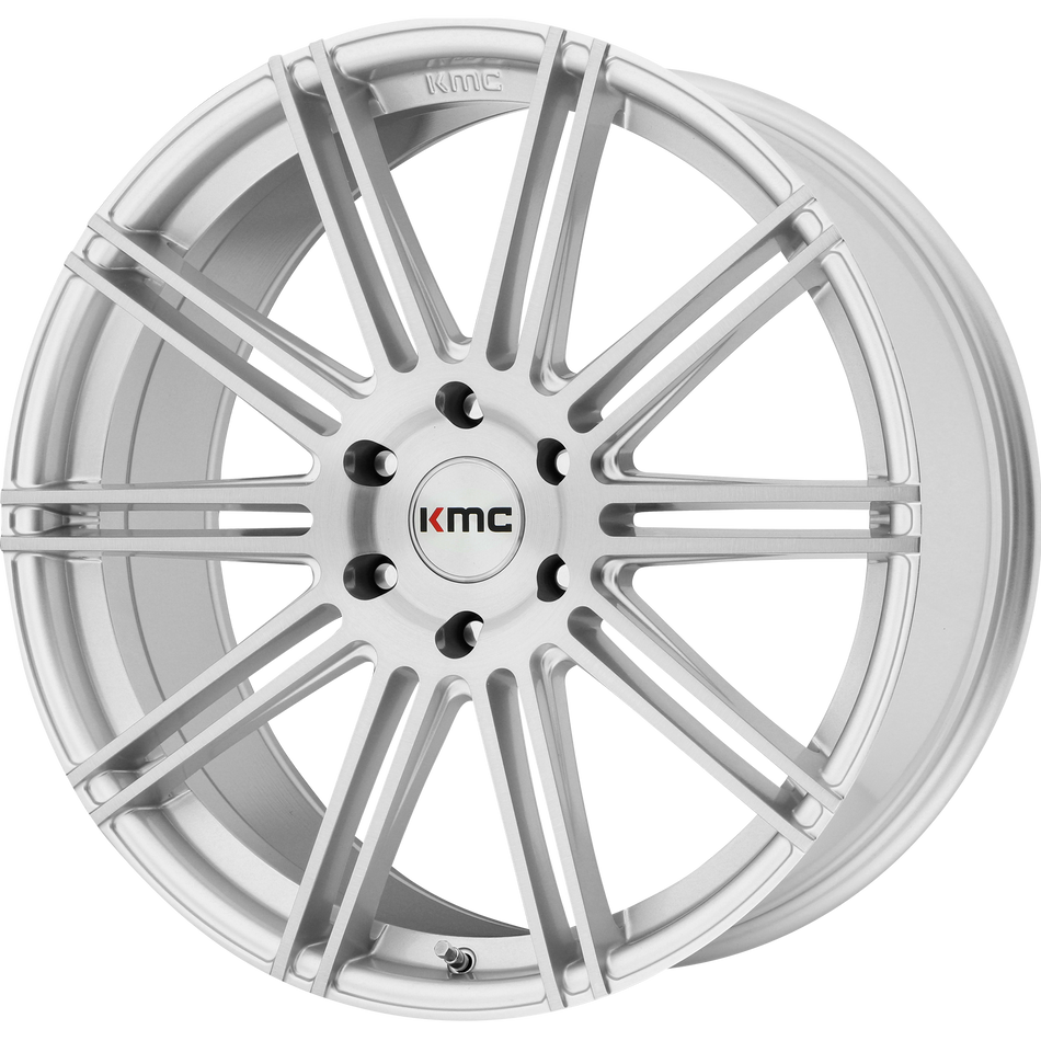 KMC CHANNEL 20x9 ET30 5x120 BRUSHED SILVER