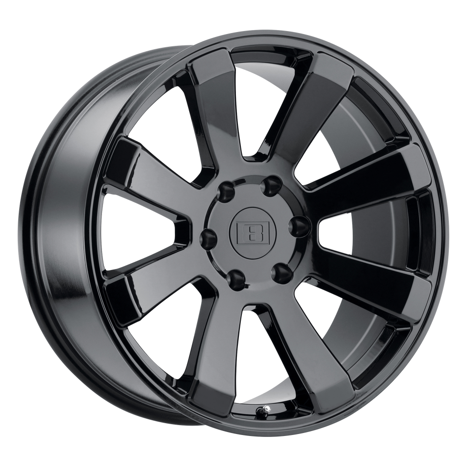 Level 8 ENFORCER 20x9 ET-24 5x127 GLOSS BLACK