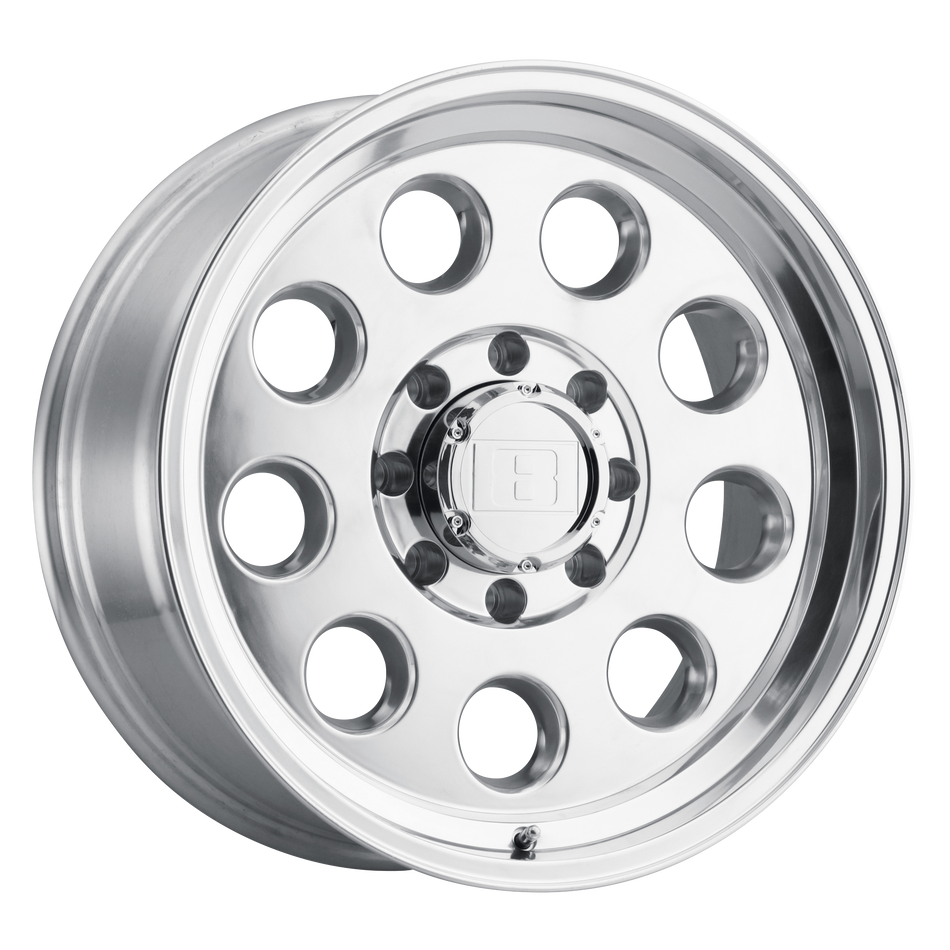 Level 8 HAULER 18x9 ET0 5x127 POLISHED