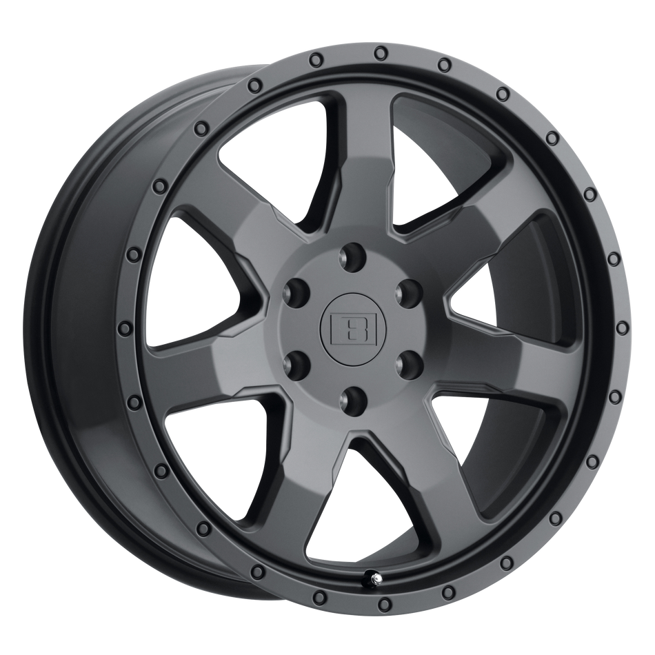 Level 8 SLAM 18x9 ET-24 5x127 MATTE BLACK