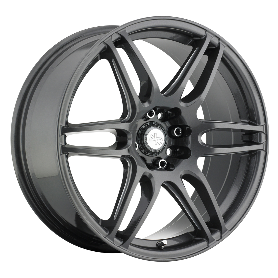 Niche NR6 1PC 18x8 ET40 5x108, 5x114.3 MATTE GUN METAL