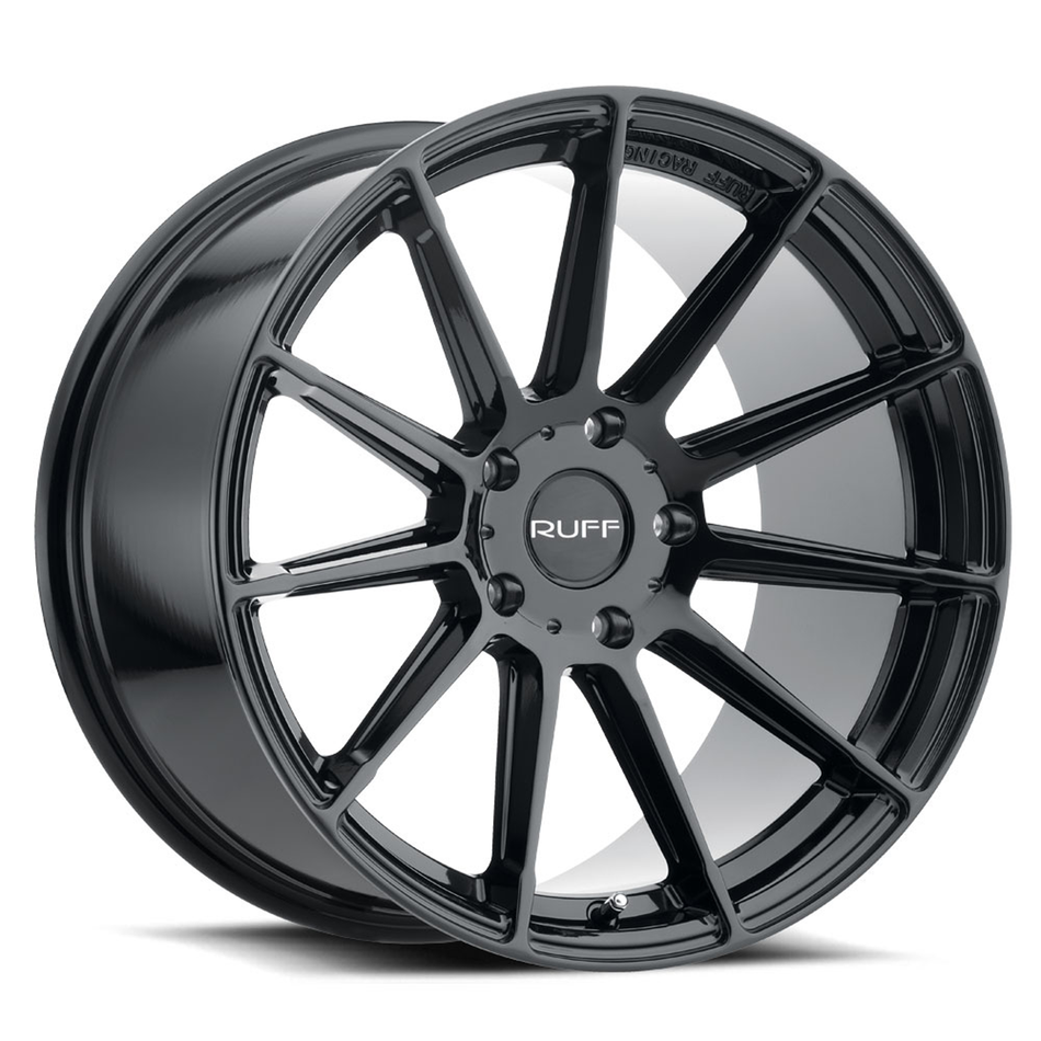 Ruff RS2 18x8.5 ET40 5x114.3 GLOSS BLACK