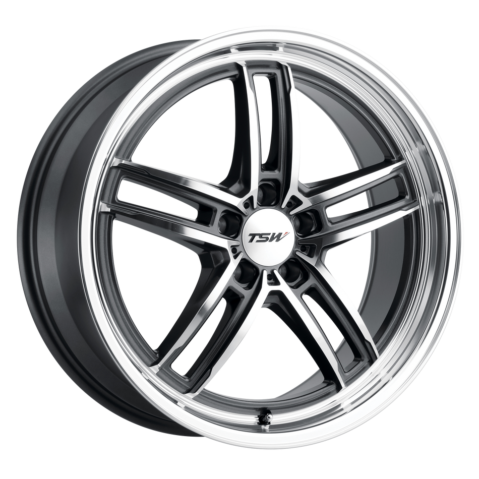 TSW SUZUKA 19x9.5 ET20 5x114.3 GLOSS GUNMETAL W/ MIRROR CUT FACE & LIP