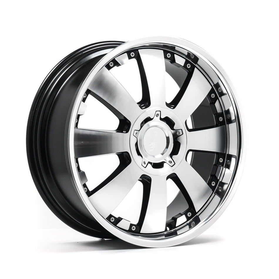 LENSO CONCERTO 20x8.5 ET35 5x108 GLOSS BLACK & POLISHED