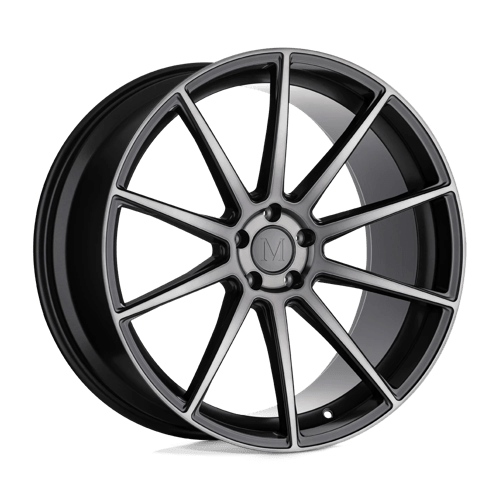 Mandrus KLASS 17x8 ET25 5x112 GLOSS GUNMETAL W/ MACHINED TINTED FACE