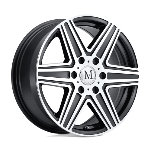 Mandrus ATLAS 22x10 ET44 5x112 GUNMETAL W/ MIRROR CUT FACE & LIP