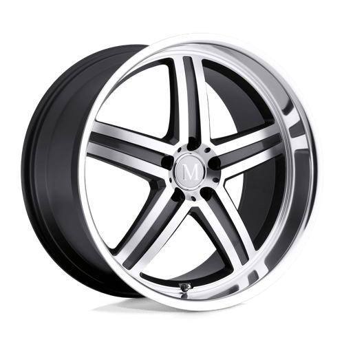 Mandrus MANNHEIM 18x9.5 ET25 5x112 GUNMETAL W/ MIRROR CUT FACE & LIP