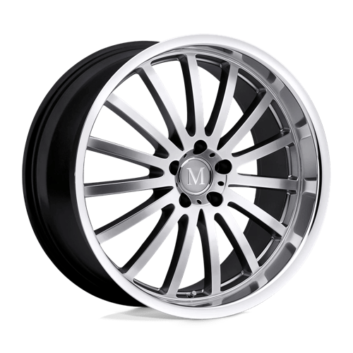 Mandrus MILLENIUM 17x8 ET25 5x112 HYPER SILVER W/ MIRROR CUT LIP