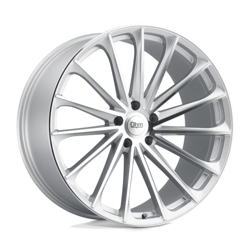 OHM PROTON 21x10.5 ET40 5x120 SILVER W/ MIRROR FACE