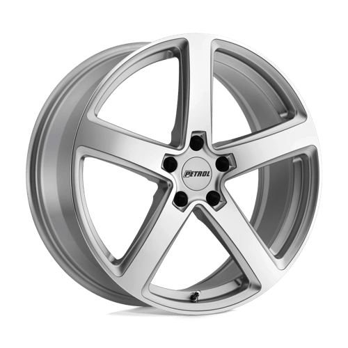 Petrol P2A 18x8 ET40 5x110 SILVER W/ MACHINED CUT FACE