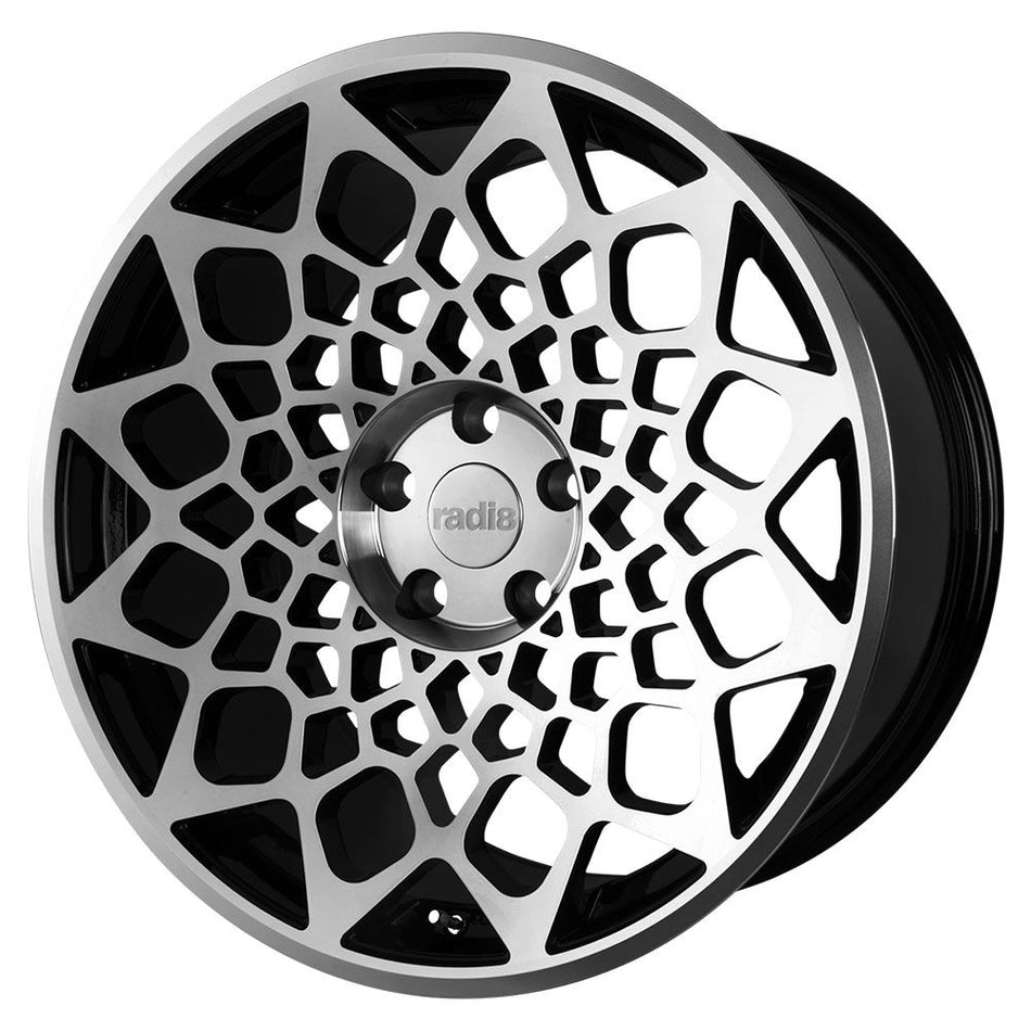 Radi8 r8b12 19x8.5 ET35 5x120 Gloss Black Machined Face